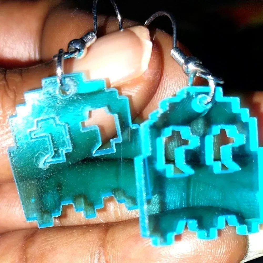 Hand Crafted blue retro